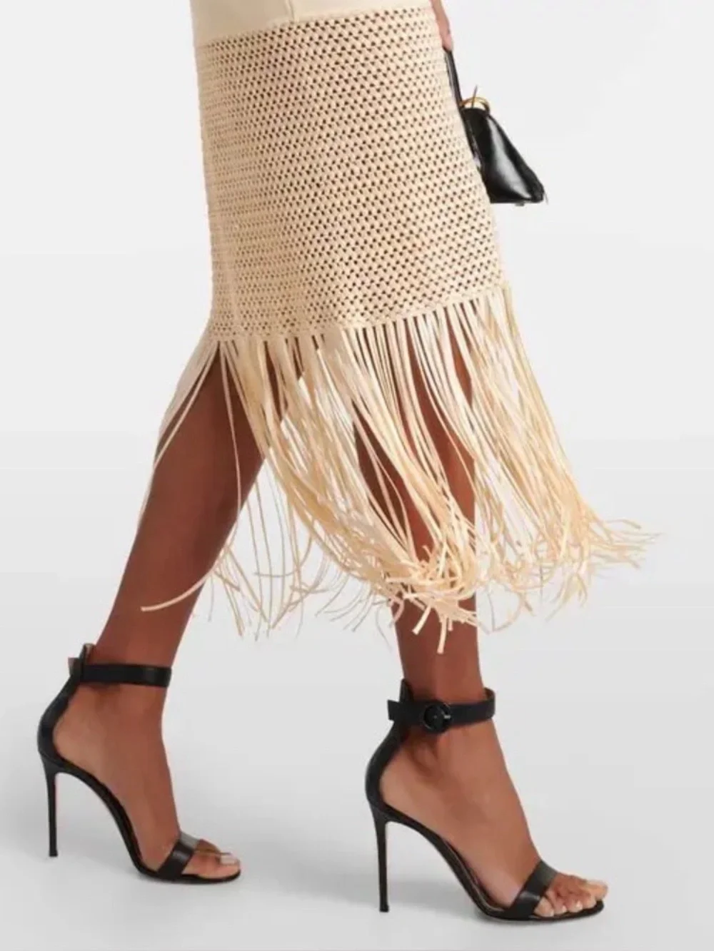 Galvan London Diana Fringe knit Dress - Picture 13 of 17